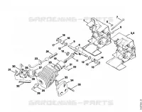 Carter, Piston pour Stihl 015 AVE