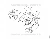 Frein de chaîne pour Stihl 015 AVE