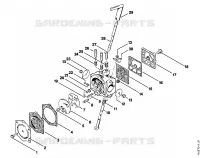 Carburateur HDC 17 pour Stihl 015 AVQ