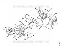Carter, Piston pour Stihl 015 AVQ