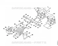 Carter, Piston pour Stihl 015 LQ