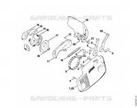 Frein de chaîne pour Stihl 015 LQ