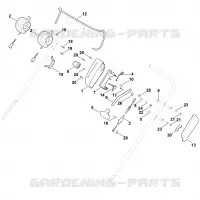 A   Guidon part haut pour Stihl RLE 540.0