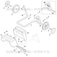 D   Support de roue pour Stihl GH 370.0 S