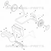D   Support de roue pour Stihl GH 370.1 S