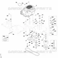 C   Moteur, entrainement pour Stihl GH 460.0