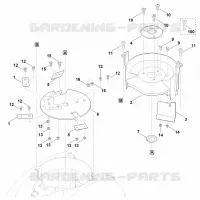 F   Jeu de couteaux (hachage) pour Stihl GH 460.0