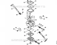 Carburateur WT 325 (05.2000) pour Stihl 017