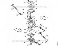 Carburateur WT 325 (05.2000) pour Stihl 017 C