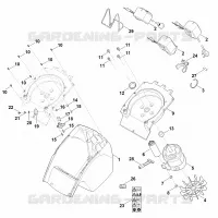 B   Carter, Moteur électrique pour Stihl GHE 150.0