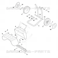 D   Support de roue pour Stihl GHE 355.0