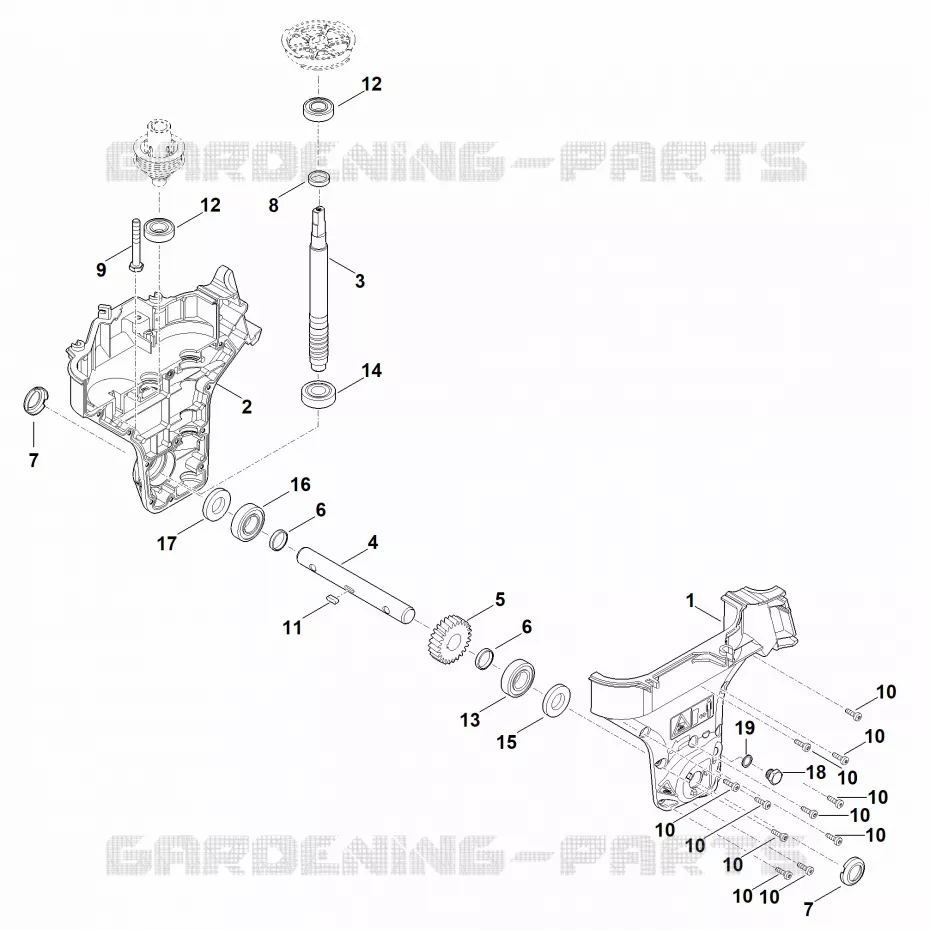 E - Réducteur Stihl Motobineuses Motobineuses MH MH 445.0 R  MH 445.0 R