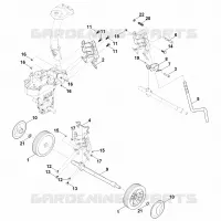 B   Entraînement pour Stihl MH 445.1 R