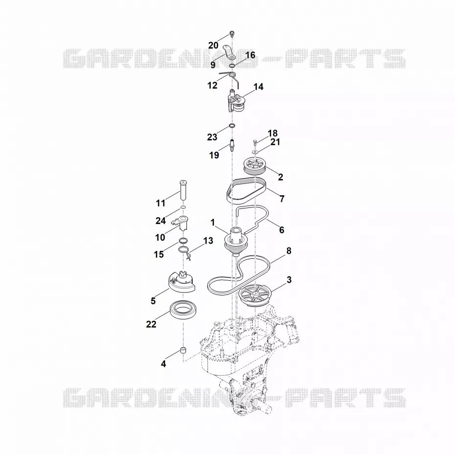 D - Entrainement Stihl Motobineuses Motobineuses MH MH 445.1 R  MH 445.1 R