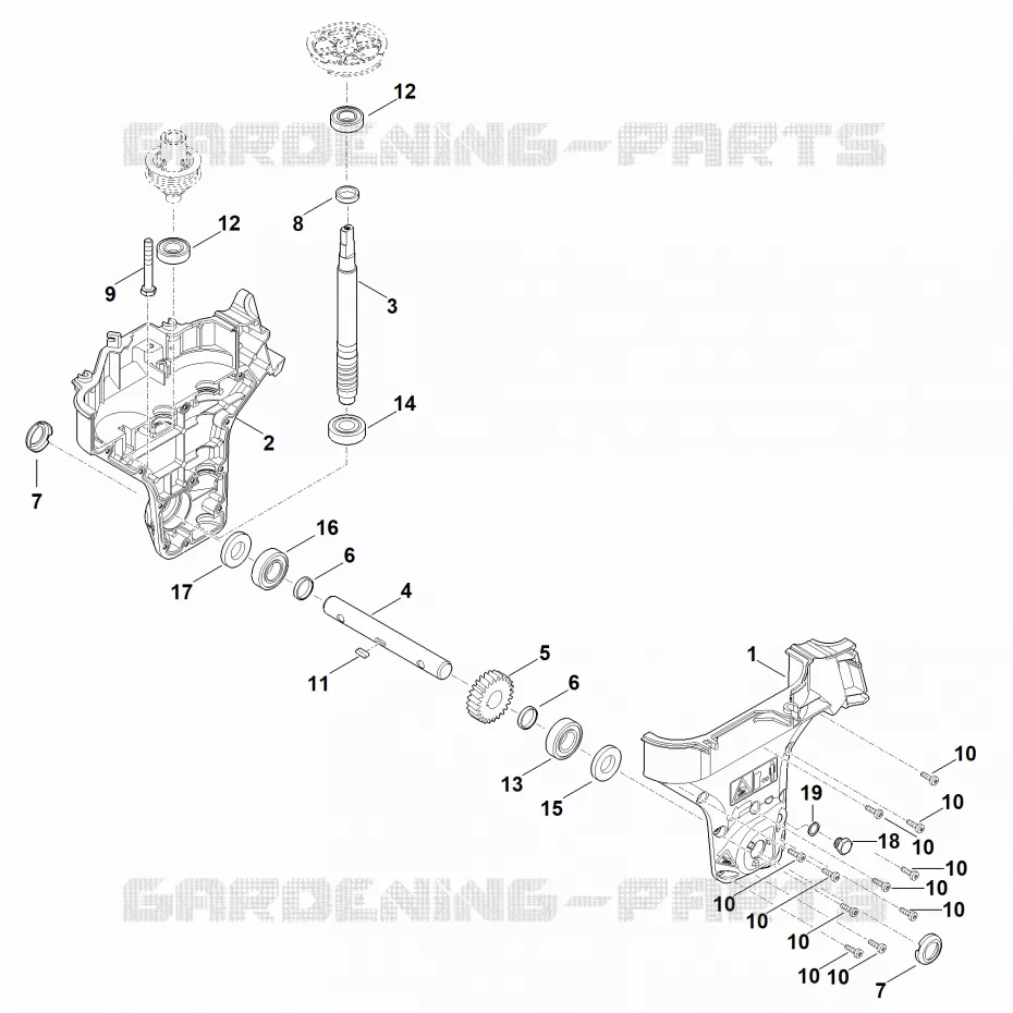 E - Réducteur Stihl Motobineuses Motobineuses MH MH 445.1 R  MH 445.1 R