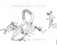 Cadre de poignée, Outils pour Stihl 018