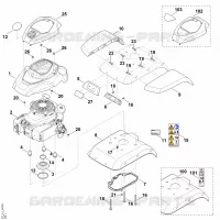 C   Capot, moteur pour Stihl MH 560.0