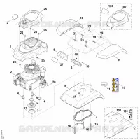 C   Capot, moteur pour Stihl MH 585.0