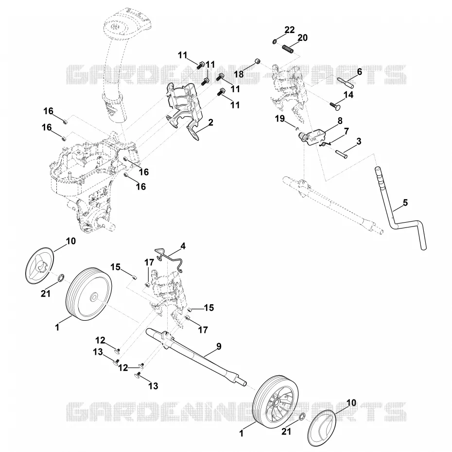 B - Entraînement Stihl Motobineuses Motobineuses MH MH 585.0  MH 585.0