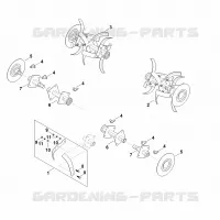 F   Jeu cpl. de binage pour Stihl MH 600.1