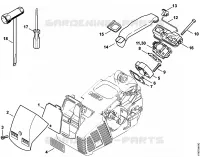 Filtre à air, Outils pour Stihl 019 T