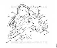 Professional Poignée pour Stihl 020 (1114)