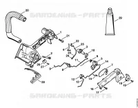Carter de poignée 020 T pour Stihl 020 T