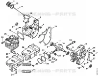 Carter de vilebrequin pour Stihl 020 T