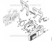 Couvercle de pignon pour Stihl 020 T