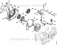 Dispositif de lancement pour Stihl 020 T