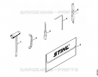 Outils, Accessoires spéciaux pour Stihl 020 T