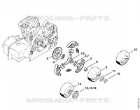 Embrayage pour Stihl 021