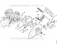 Frein de chaîne pour Stihl 021