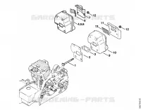 Silencieux pour Stihl 023