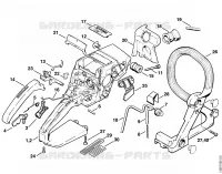 Carter de poignée pour Stihl 023 L