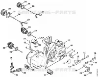 Carter moteur pour Stihl 023 L