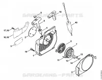 Dispositif de lancement pour Stihl 025