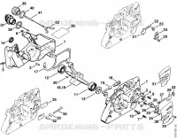 Carter de vilebrequin pour Stihl 024