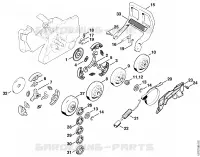 Embrayage, Pignon pour Stihl 024 S