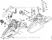 Carter de réservoir pour Stihl 024 SWVH