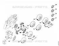 Embrayage, Pignon pour Stihl 026