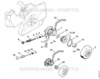 Pompe à huile pour Stihl 026