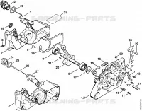 Carter de vilebrequin pour Stihl 026 W