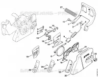 Frein de chaîne pour Stihl 026 W