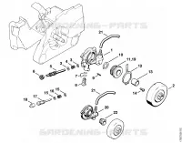 Pompe à huile pour Stihl 026 WVH