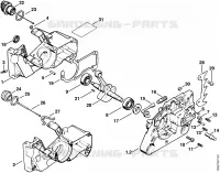 Carter de vilebrequin pour Stihl 026 C
