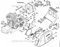 Frein de chaîne pour Stihl 039