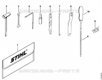Outils, Accessoires optionnels pour Stihl 031