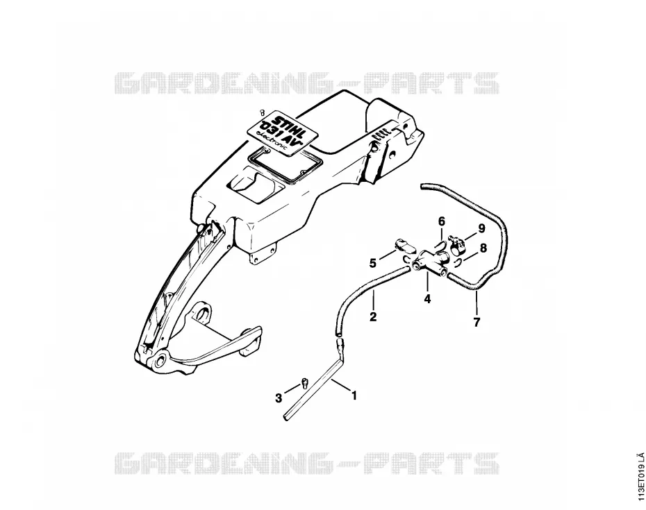 Chauffage Stihl Tronçonneuses Tronçonneuses Tronçonneuses thermiques 031  031