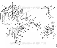 Carter, Cylindre pour Stihl 032 AV